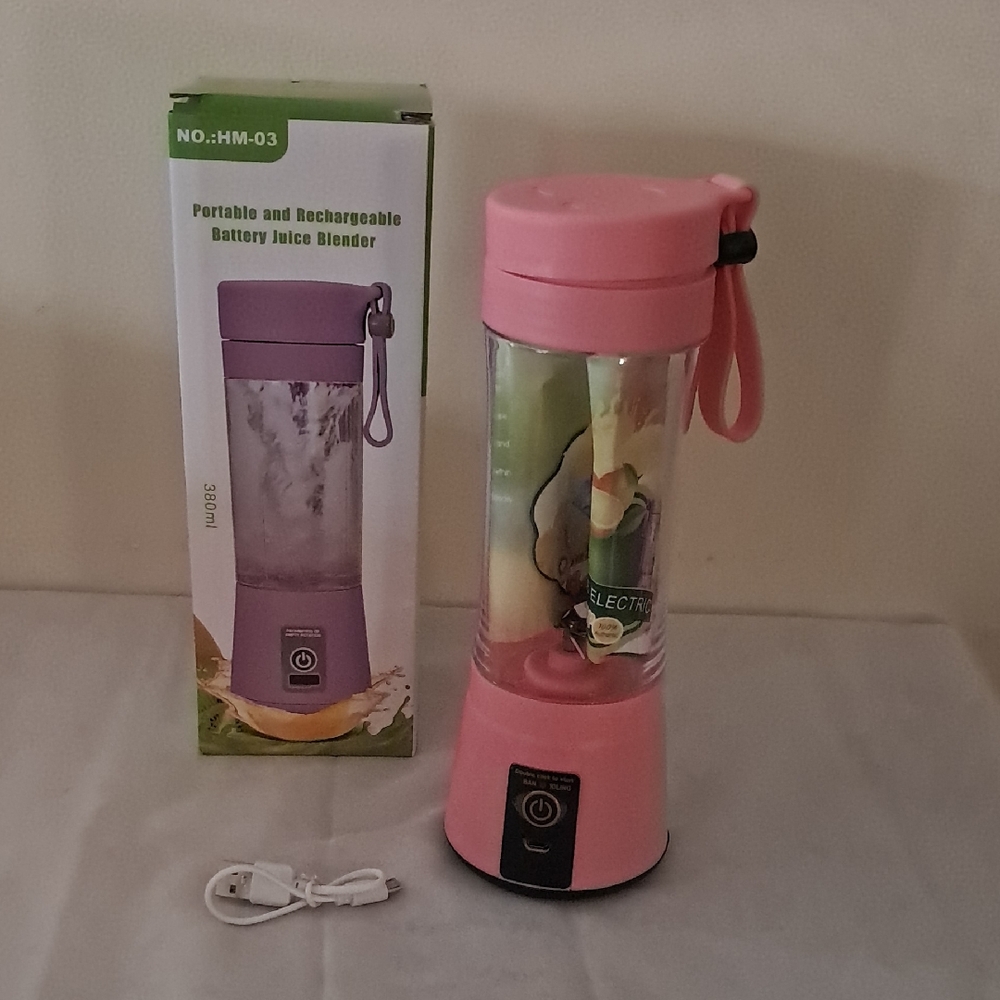 Portable Rechargeable Personal Blender - Pink